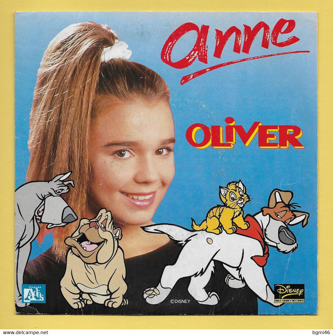 Disque Vinyle 45 Tours : ANNE :  OLIVER..Scan A  : Voir 2 Scans - Children