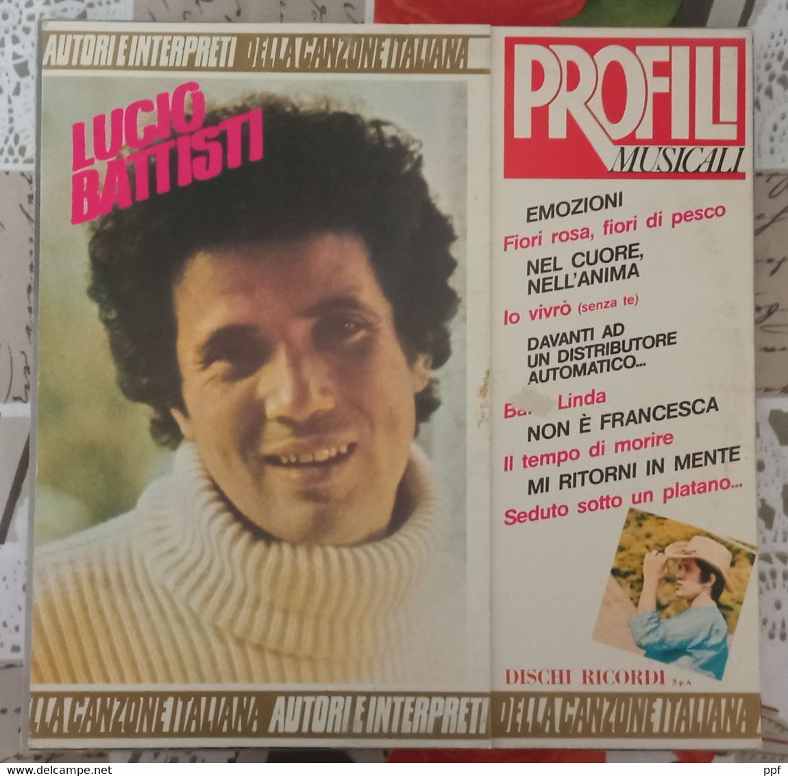 Lucio Battisti - Profili Musicali Dischi Ricordi Lp 33 Giri In Ottime Condizioni - Other - Italian Music