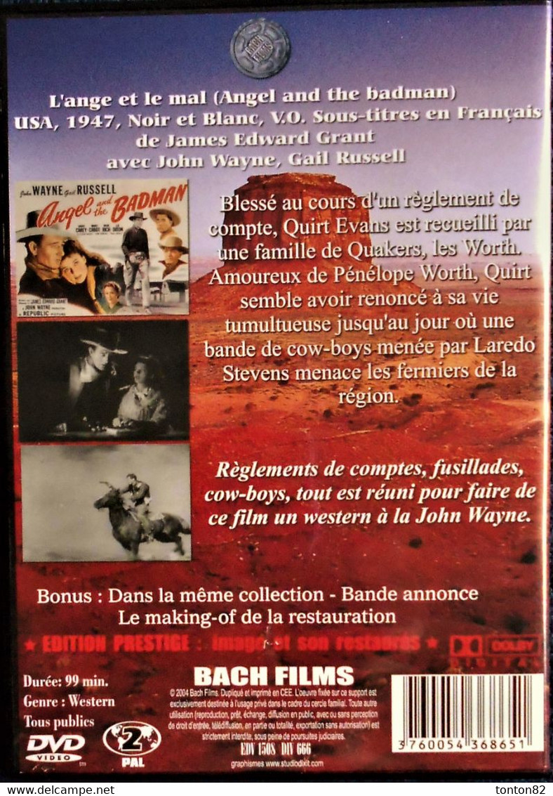 L'Ange Et Le Mal - John Wayne - Édition Prestige - Image Et Son Restaurés . - Western/ Cowboy