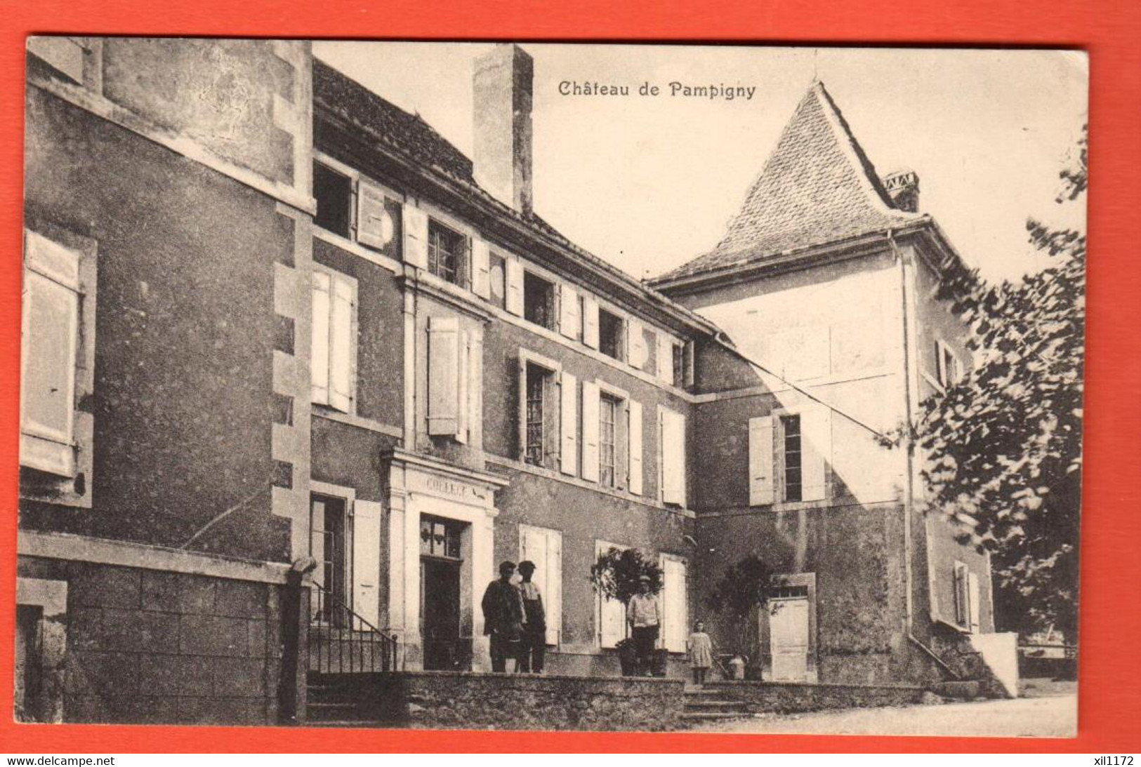 ZSB-03  Château De Pampigny ANIME  Deriaz 2244  Circulé, Timbre Manque - Pampigny