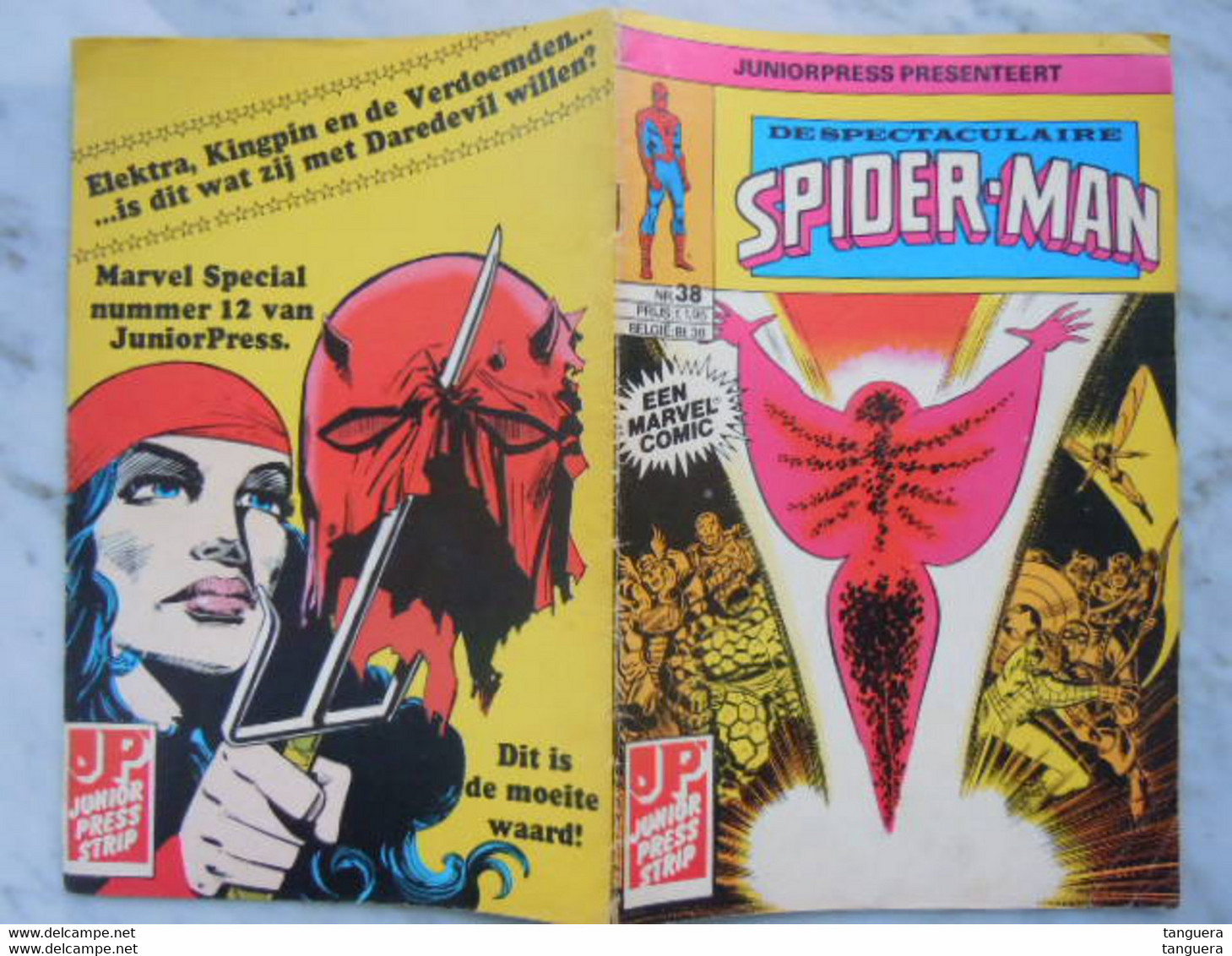 Marvel Juniorpress 38 1982 Superhelden De Spectaculaire Spiderman 32 Pagina's - Autres & Non Classés