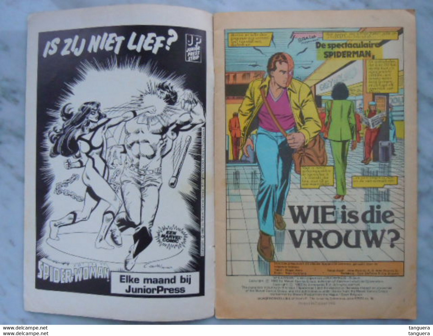 Marvel Juniorpress 38 1982 Superhelden De Spectaculaire Spiderman 32 Pagina's - Autres & Non Classés