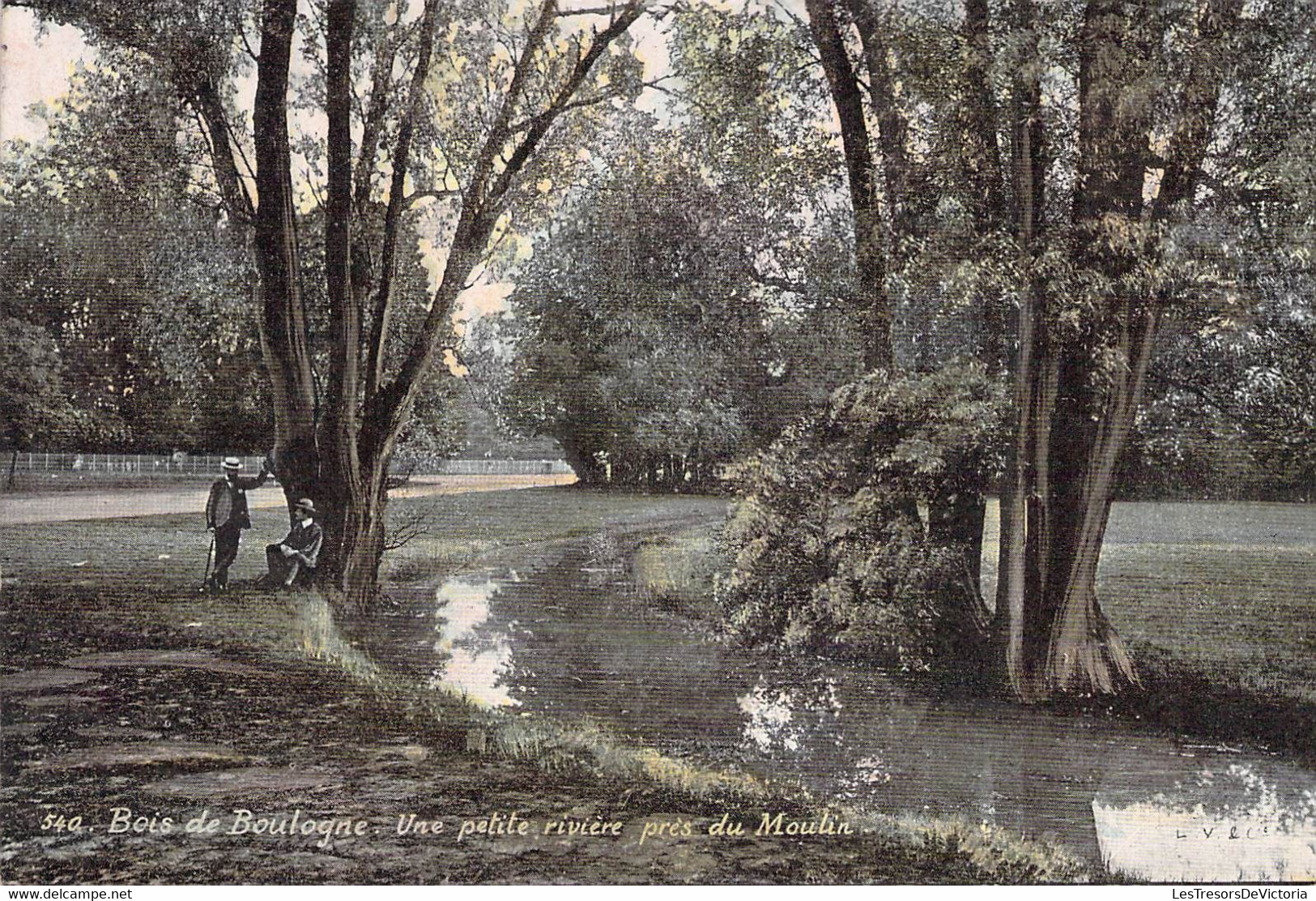 CPA - 92 - BOULOGNE - Une Petite Rivière Près Du Moulin - Animée - Colorisée - Boulogne Billancourt