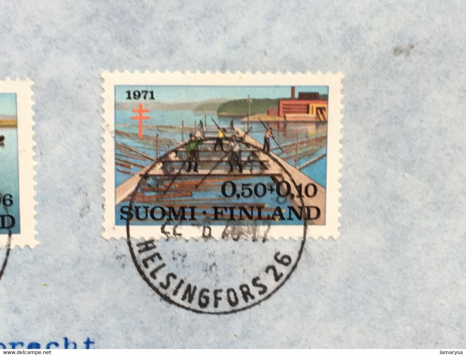 Suomi-Finland-Helsinki-☛Dietikon Suisse-Schweiz Marcophilie Timbre Europe Finlande 22/6-1976 Lettre & Document-par Avion - Storia Postale