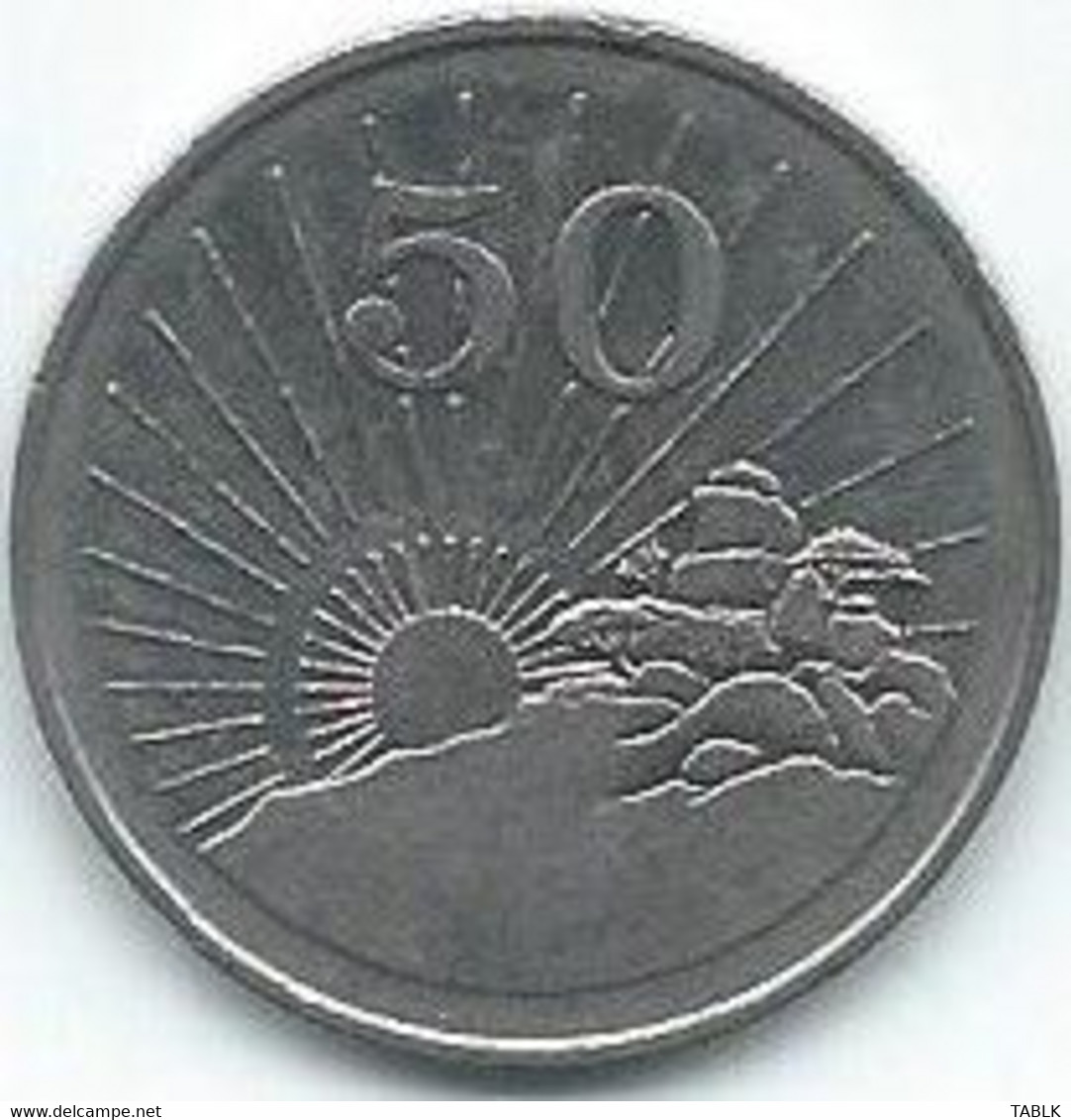 M795 - ZIMBABWE - 50 CENT 1989 - Zimbabwe