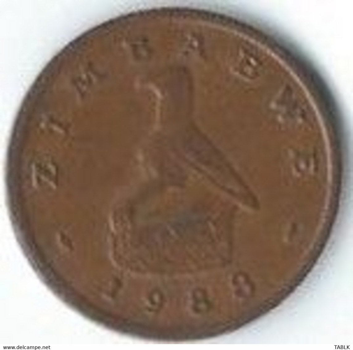 M796 - ZIMBABWE - 1 CENT 1986 - Zimbabwe