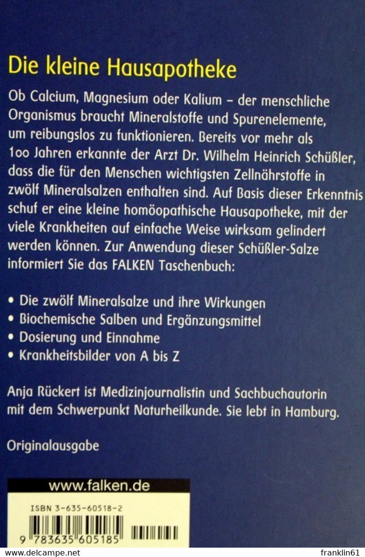 Schüssler-Salze : Fit Und Gesund Mit Bio-Mineralien - Medizin & Gesundheit