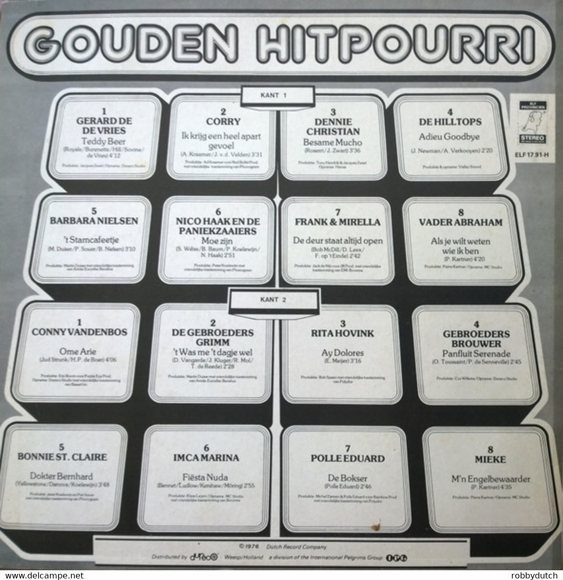 * LP *  GOUDEN HITPOURRI - DIVERSE ARTIESTEN (Holland - Other - Dutch Music