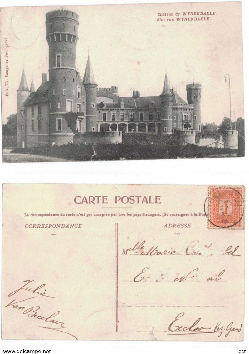 Torhout   Château De Wynendaele  Slot Van Wynendaele   Edit Th Samyn-de Borchgrave - Torhout