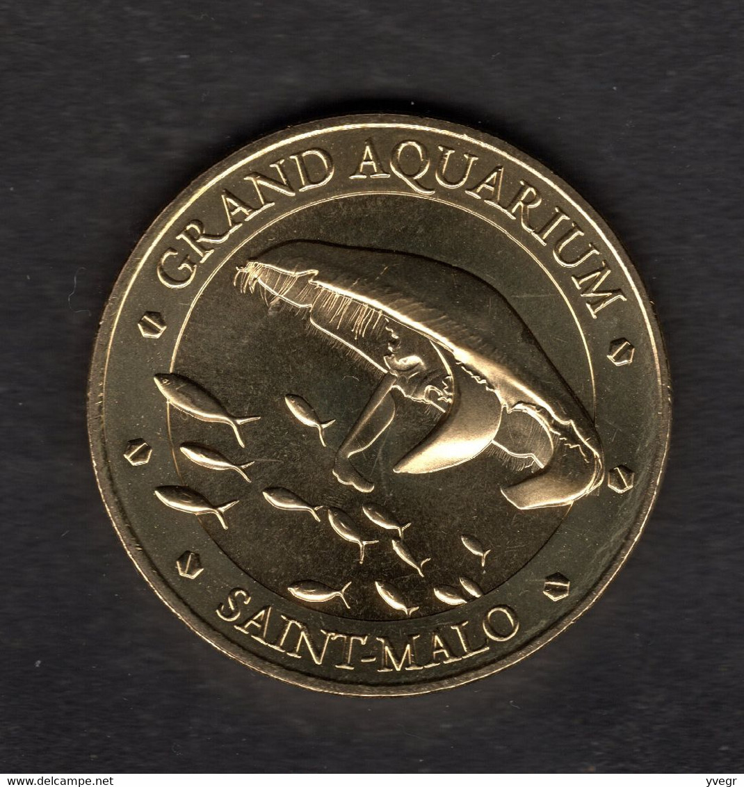 Jeton - Médaille Touristique De La Monnaie De Paris (35) Grand Aquarium De Saint-Malo / Méduse 2022 - 2022