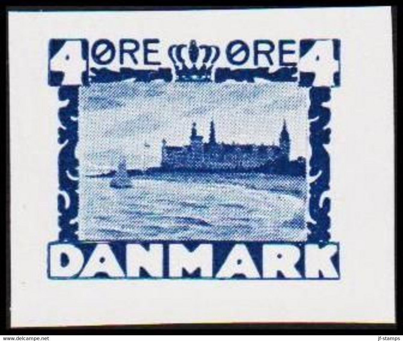1930. DANMARK. Essay. Kronborg. 4 øre. - JF525152 - Proofs & Reprints