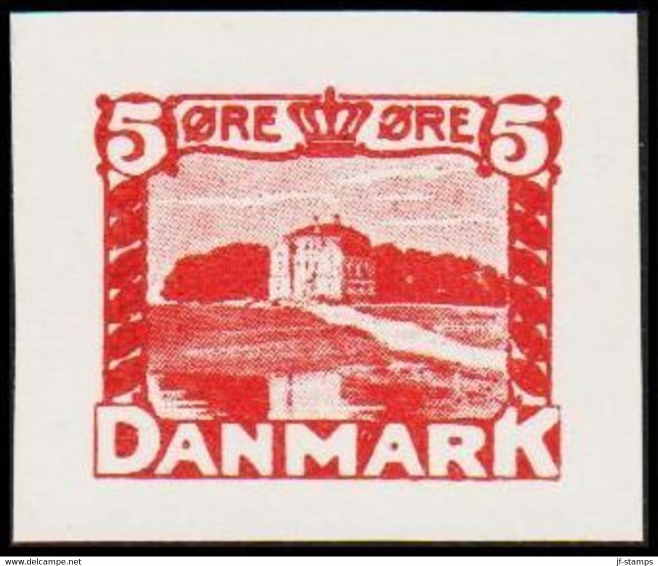 1930. DANMARK. Essay. Eremitageslottet. 5 øre. - JF525159 - Proofs & Reprints