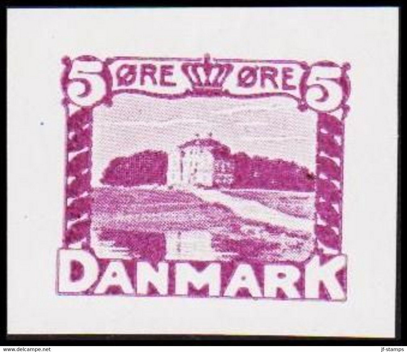 1930. DANMARK. Essay. Eremitageslottet. 5 øre. - JF525164 - Proofs & Reprints