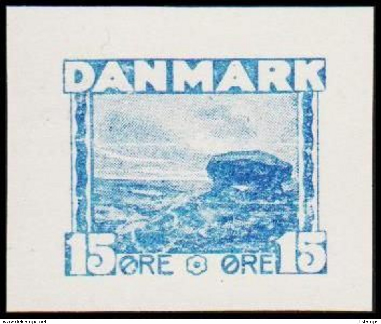 1930. DANMARK. Essay. Gravhøj - Stendysse. 15 øre. - JF525187 - Proofs & Reprints