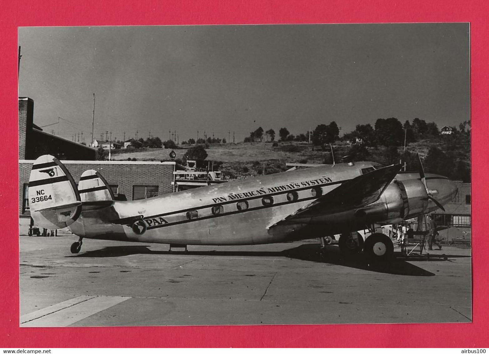 BELLE PHOTO REPRODUCTION AVION PLANE FLUGZEUG - PAA PAN AMERICAN AIRWAYS SYSTEM - Aviazione