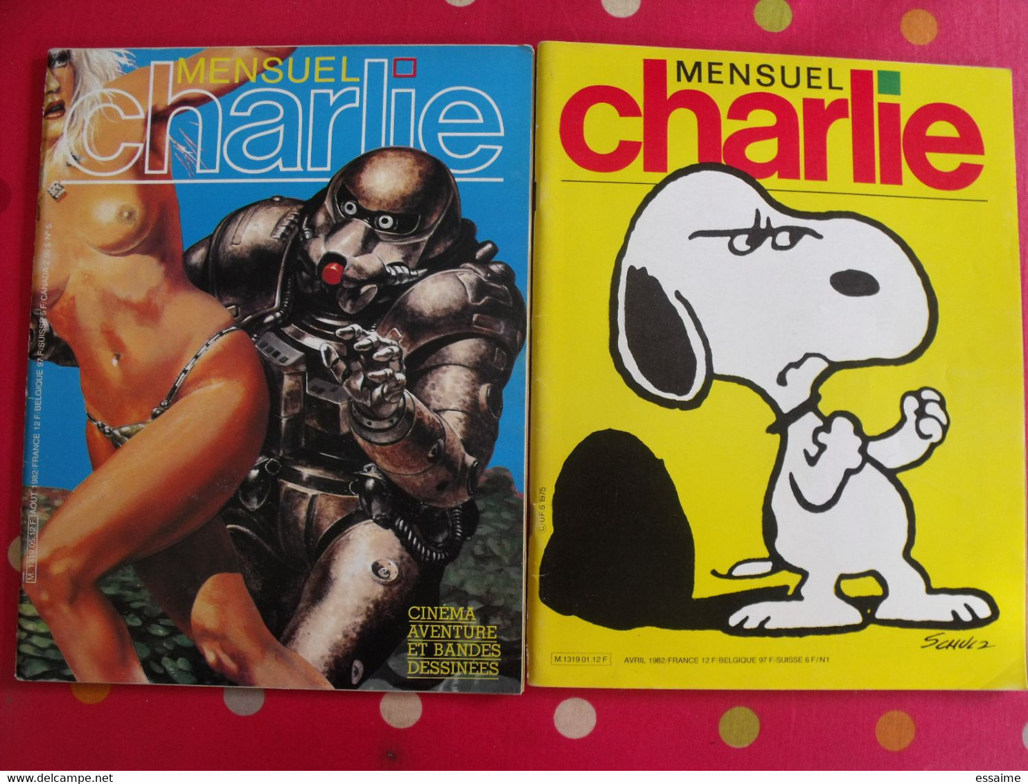 Lot De 13 Revues Du Magazine Charlie-mensuel De 1982-1984 - Autres & Non Classés