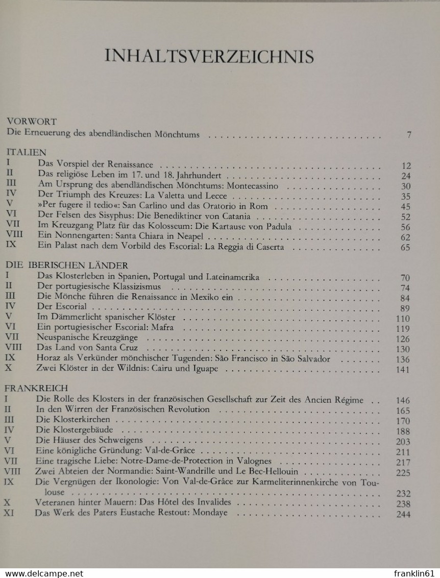 Paläste Des Glaubens. Die Geschichte Der Klöster Vom 15. Bis Zum Ende Des 18. Jahrhunderts. - Architecture