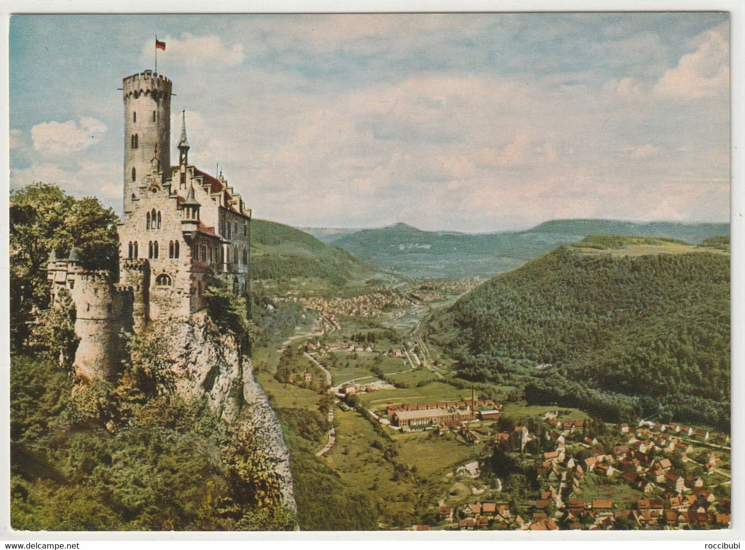 Schloß Lichtenstein Mit Echaztal, Reutlingen, Baden-Württemberg - Reutlingen