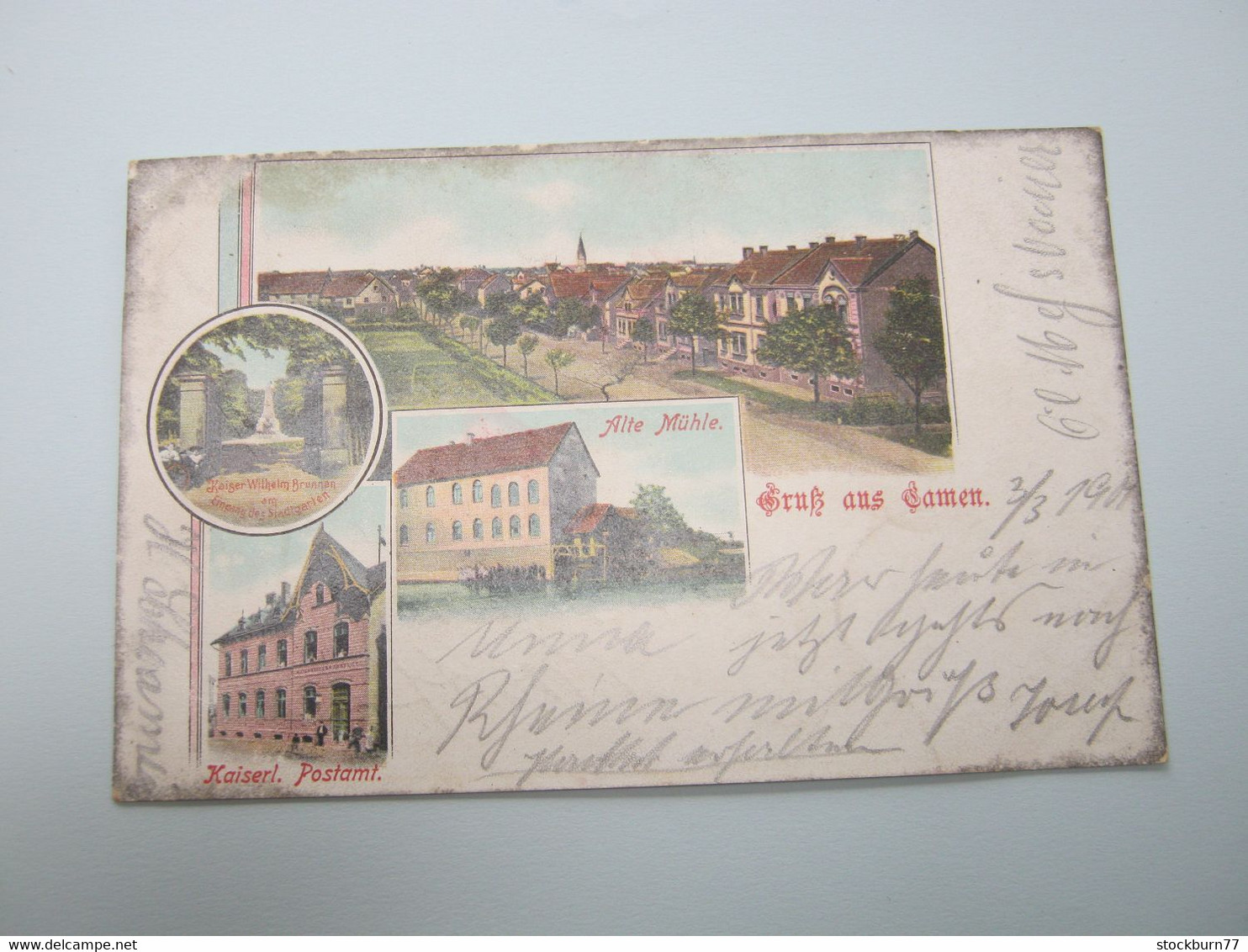 KAMEN  ,  Schöne Karte  Um 1901 - Kamen