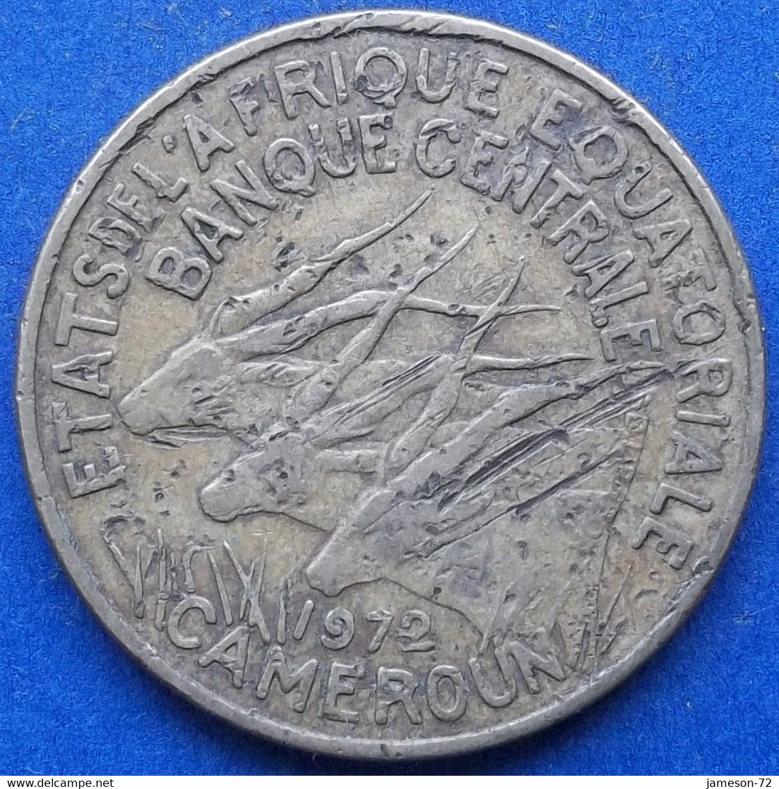 CAMEROON · EQUATORIAL AFRICAN STATES - 25 Francs 1972 KM# 4a Independent Republic (1960) - Edelweiss Coins - Kamerun