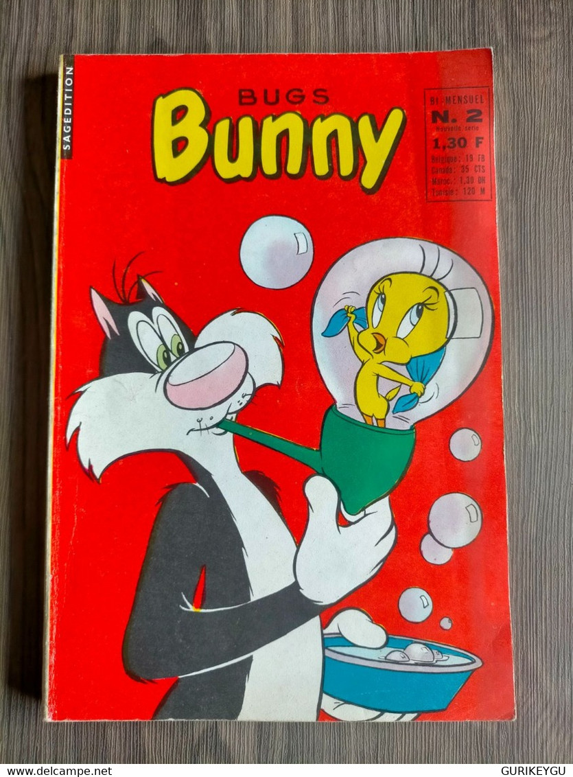 BUGS BUNNY N° 2  SAGEDITION 15/01/1969 BIP-BIP Sylvestre Et Titi Cochonnet Elmer Daffy - Donald Duck