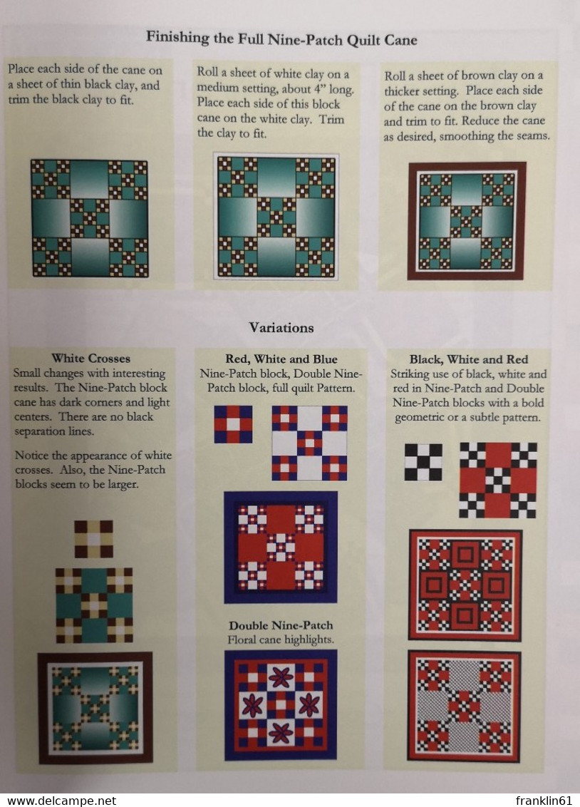 Adapting Quilt Patterns To Polymer Clay. - Andere & Zonder Classificatie