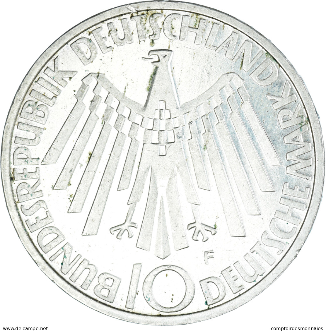 Monnaie, République Fédérale Allemande, 10 Mark, 1972, Stuttgart, TTB - Commemorations