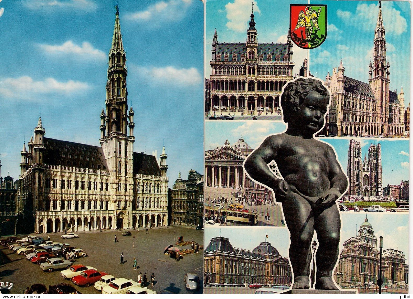 Bruxelles . Petit lot de 25 cartes . 16 CPA, 2 CPSM, 7CPM . Vues diverses .