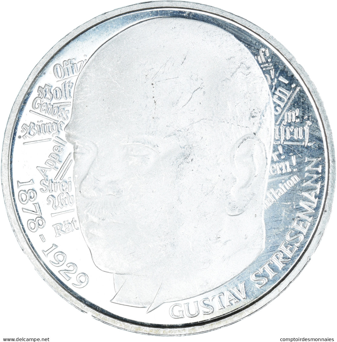 Monnaie, République Fédérale Allemande, 5 Mark, 1978, Munich, Germany, 100th - Commémoratives