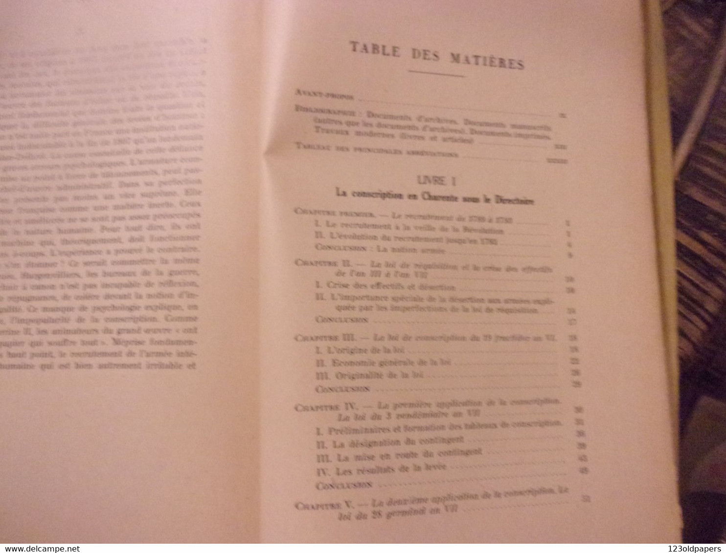 ♥️  1937 Gustave Vallee La CONSCRIPTION DANS DEPARTEMENT DE LA CHARENTE  1798 / 1807 SIREY  REVOLUTION FRANCAISE - Poitou-Charentes