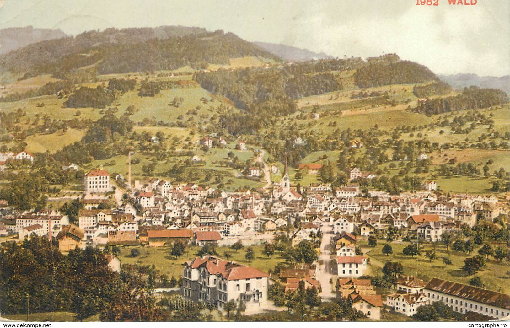 Wald Panorama 1913 - Wald