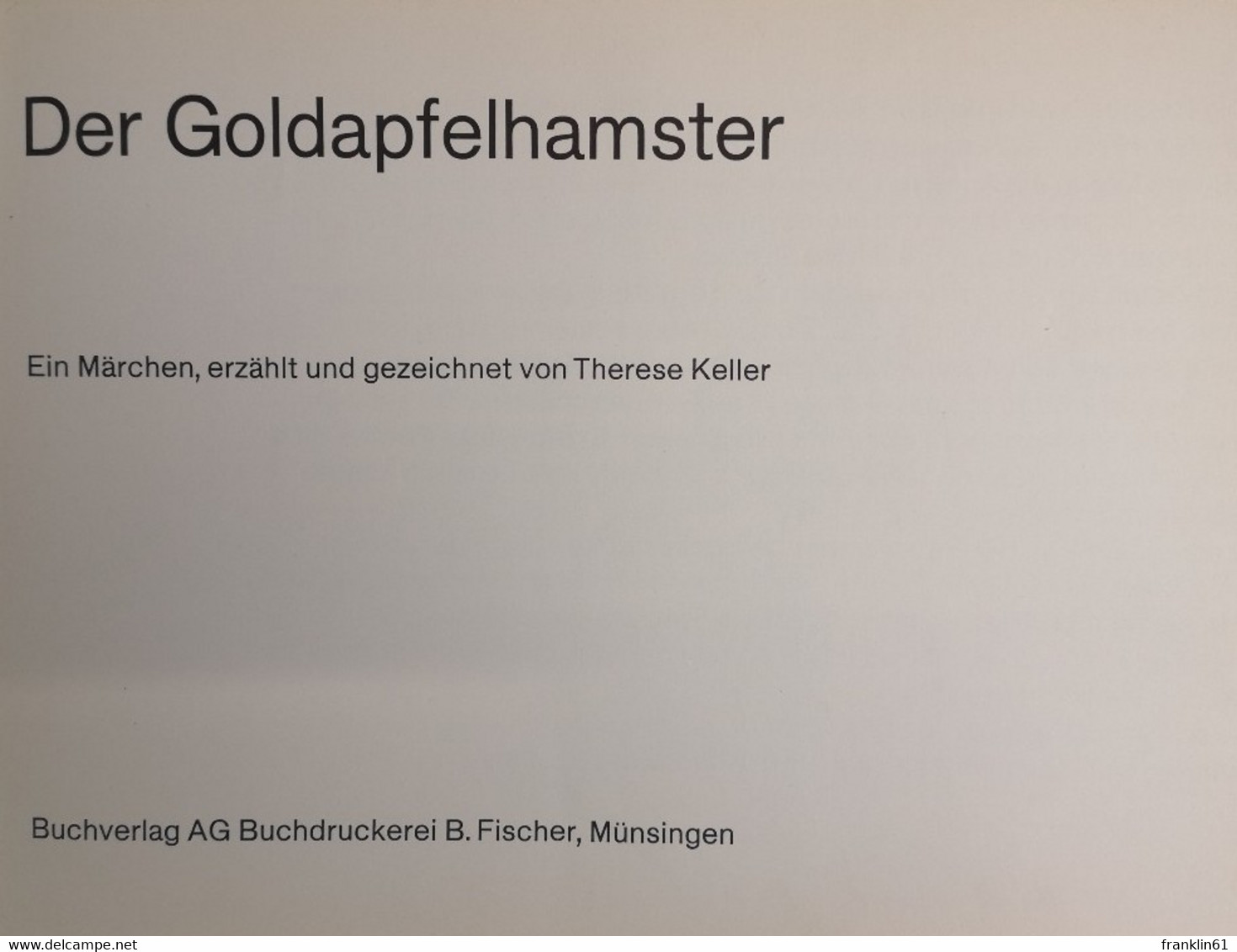 Der Goldapfelhamster. - Sagen En Legendes