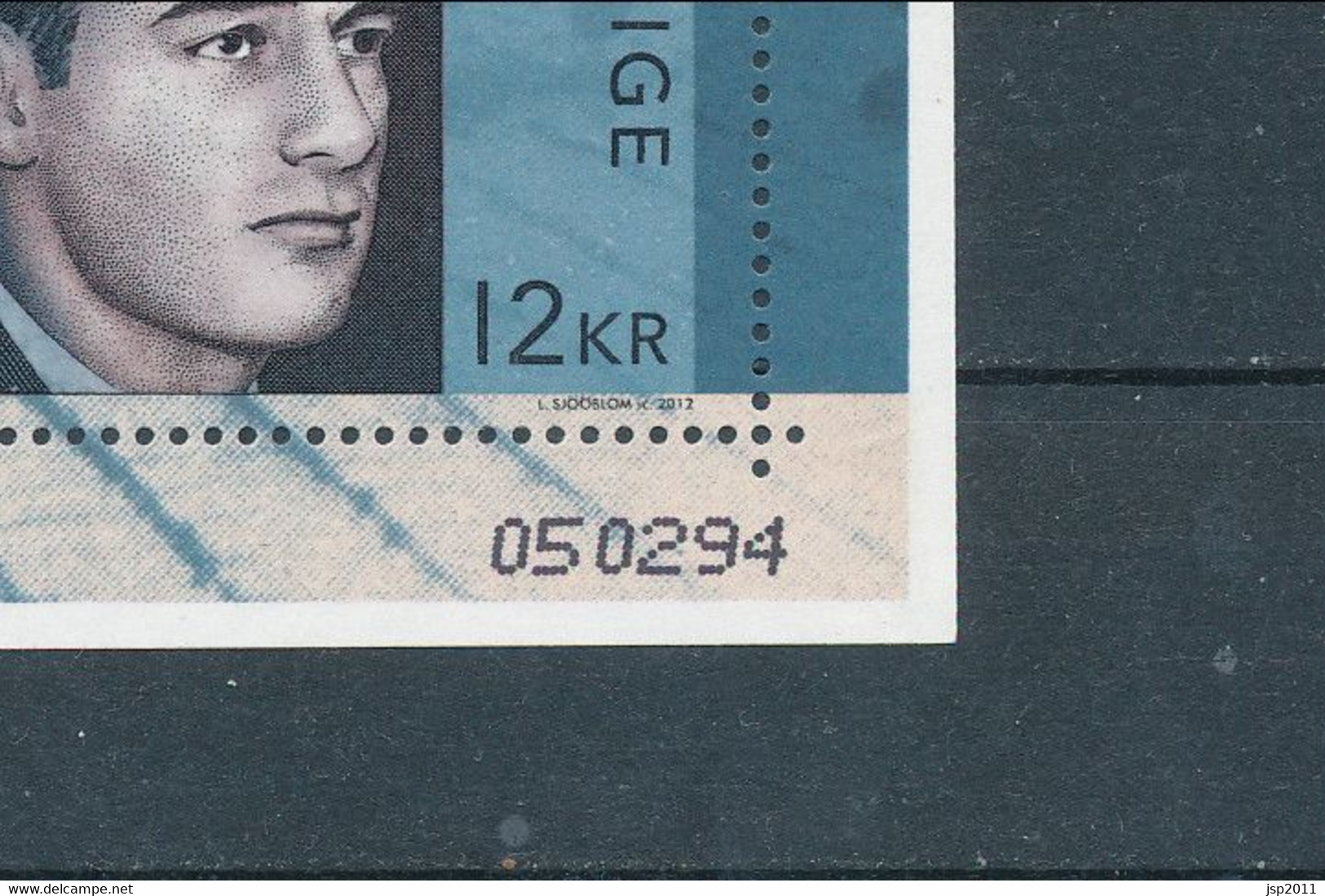 Sweden 2012. Facit # 2901, BL34. Raoul Wallenberg. MNH (**) With Control Number - Nuovi