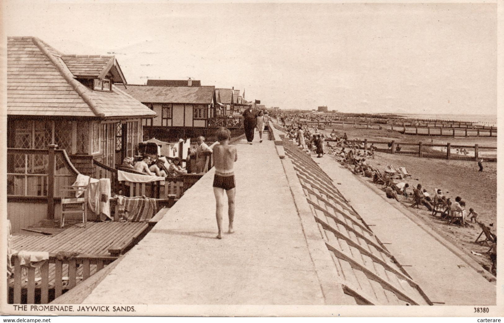 ROYAUME UNI,UNITED KINGDOM,angleterre,england,ESSEX,JAYWICK SANDS,1951,TENDRING,NEAR CLACTON ON SEA,MER DU NORD,RARE - Andere & Zonder Classificatie