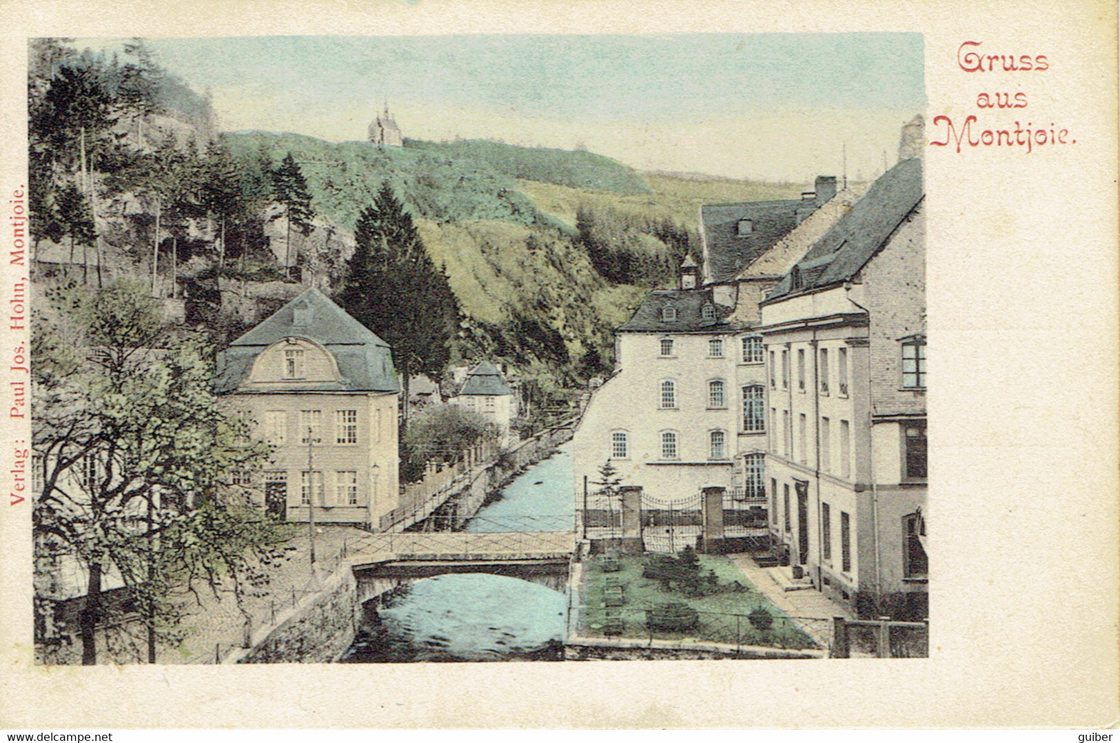 Gruss Aus Montjoie 1904 Couleur - Monschau