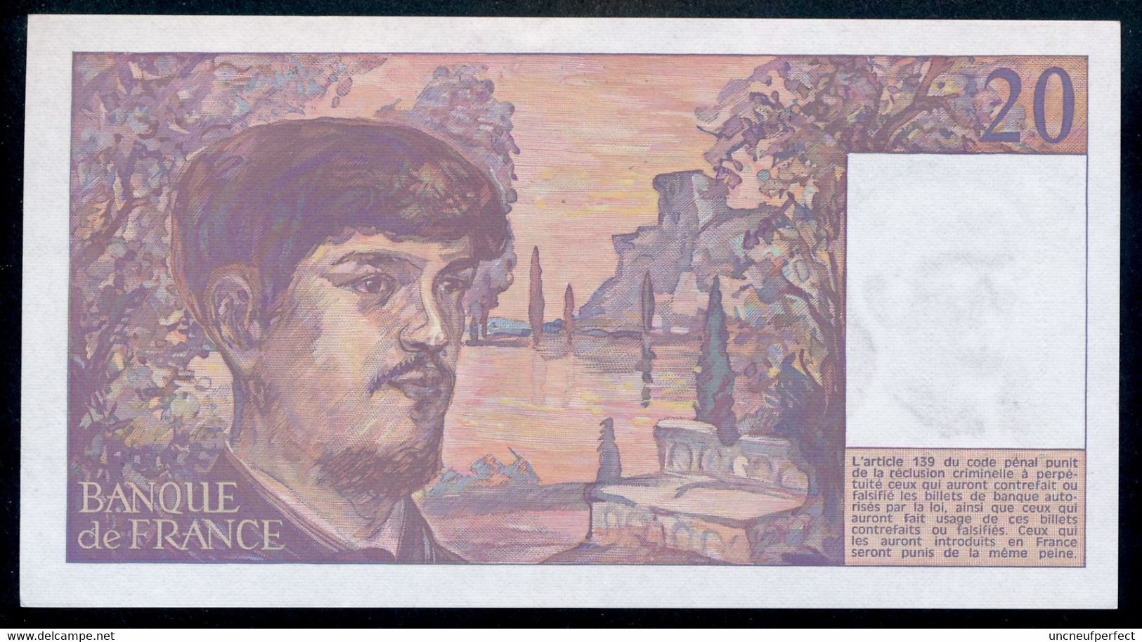 20 Francs Debussy 1988 NEUF UNC Y.023 - 20 F 1980-1997 ''Debussy''