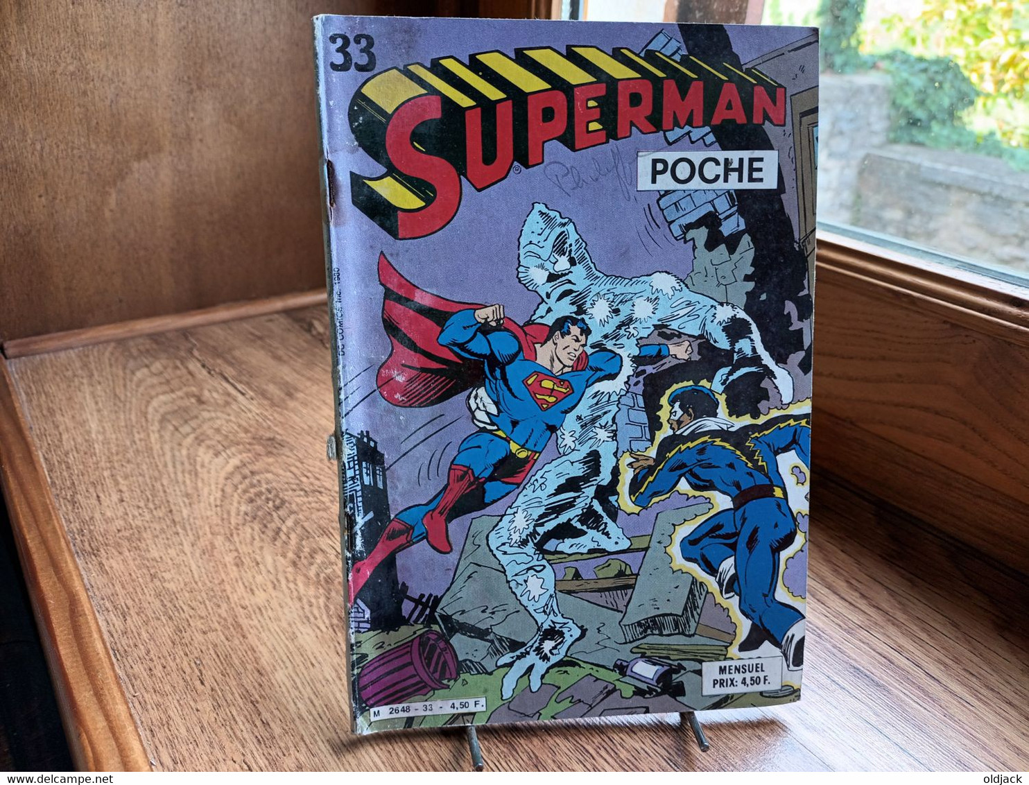 Superman Poche N°33  " Le Midas De Metropolis ! "  1980  Sagedition.(R11) - Superman
