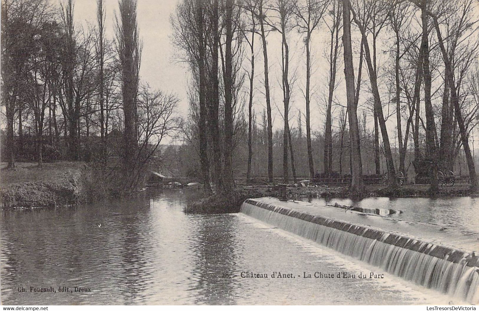 CPA - 28 - Anet - Château D'Anet - La Chute D'eau Du Parc - Edition Foucault DREUX - Anet