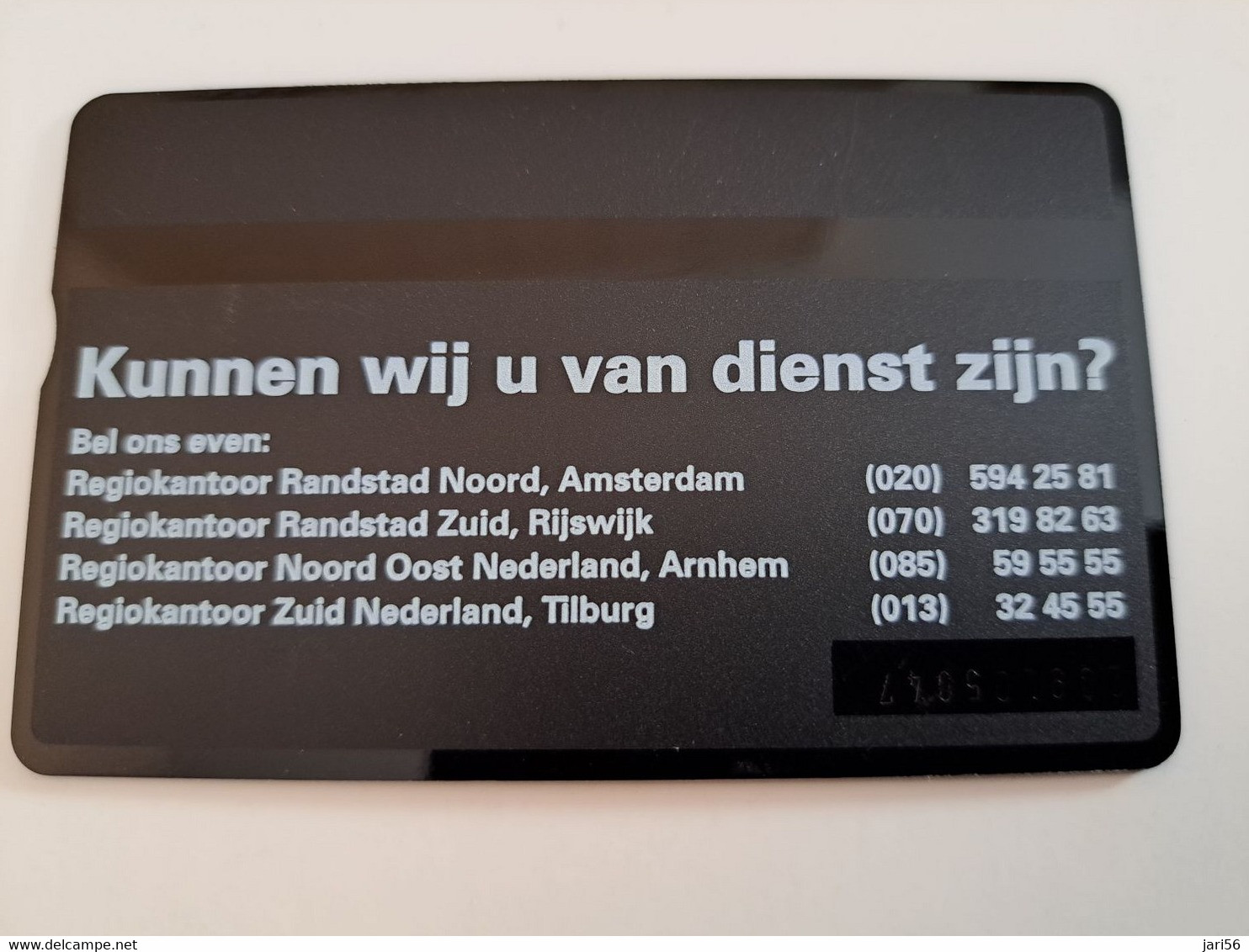 NETHERLANDS  ADVERTISING  4 UNITS/ DELTA LOYD / TRAIN     / NO; R034 LANDYS & GYR   Mint  ** 11780** - Privées
