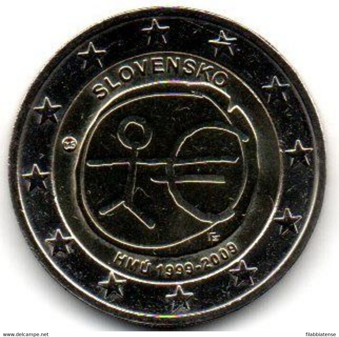 2009 - Slovacchia 2 Euro Decennale ---- - Slowakije