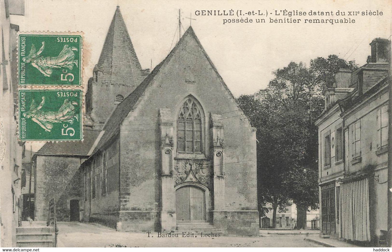 GENILLE : L'EGLISE - Genillé