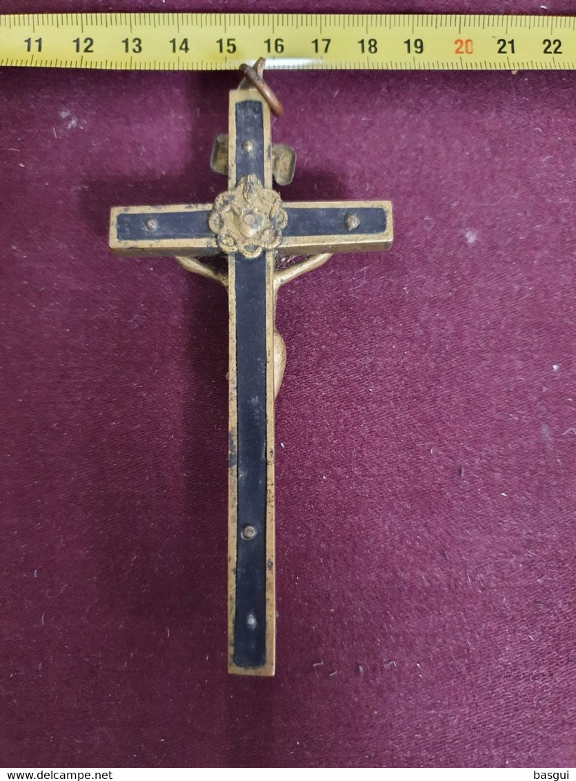 Grande Croix En Bronze, Fin 1900 - Ethniques
