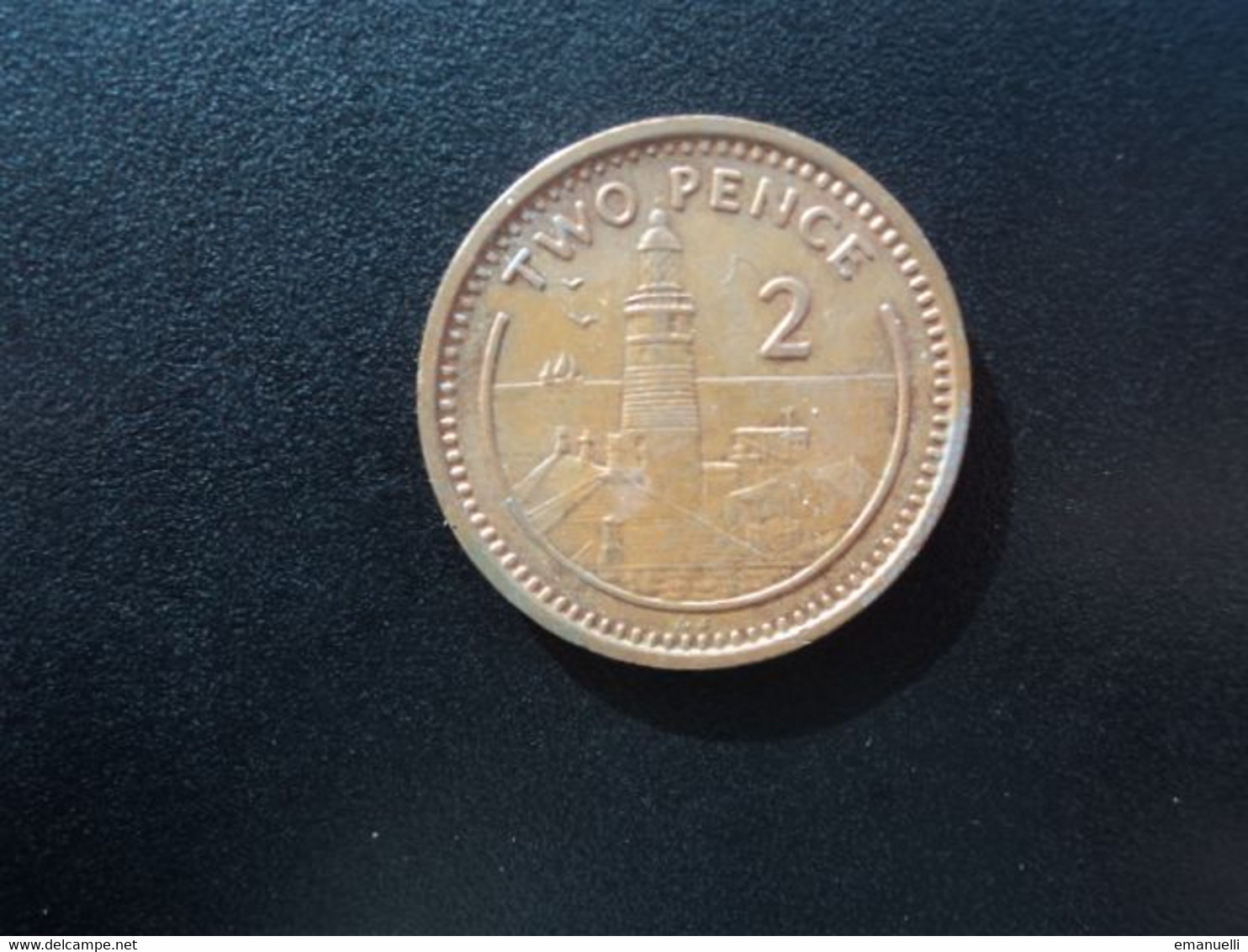 GIBRALTAR : 2 PENCE   1989 AB     KM 21     SUP * - Gibraltar