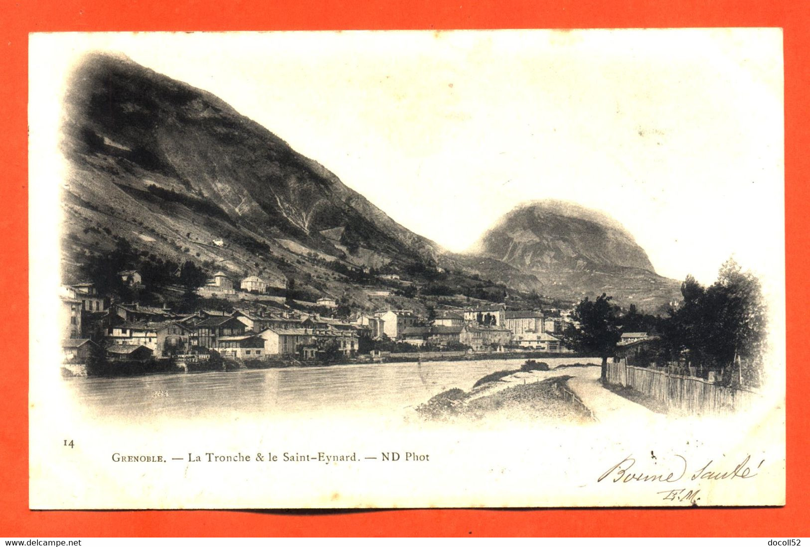 CPA Dpt 38 Grenoble " La Tronche Et Le Saint Eynard " Carte Précurseur - La Tronche