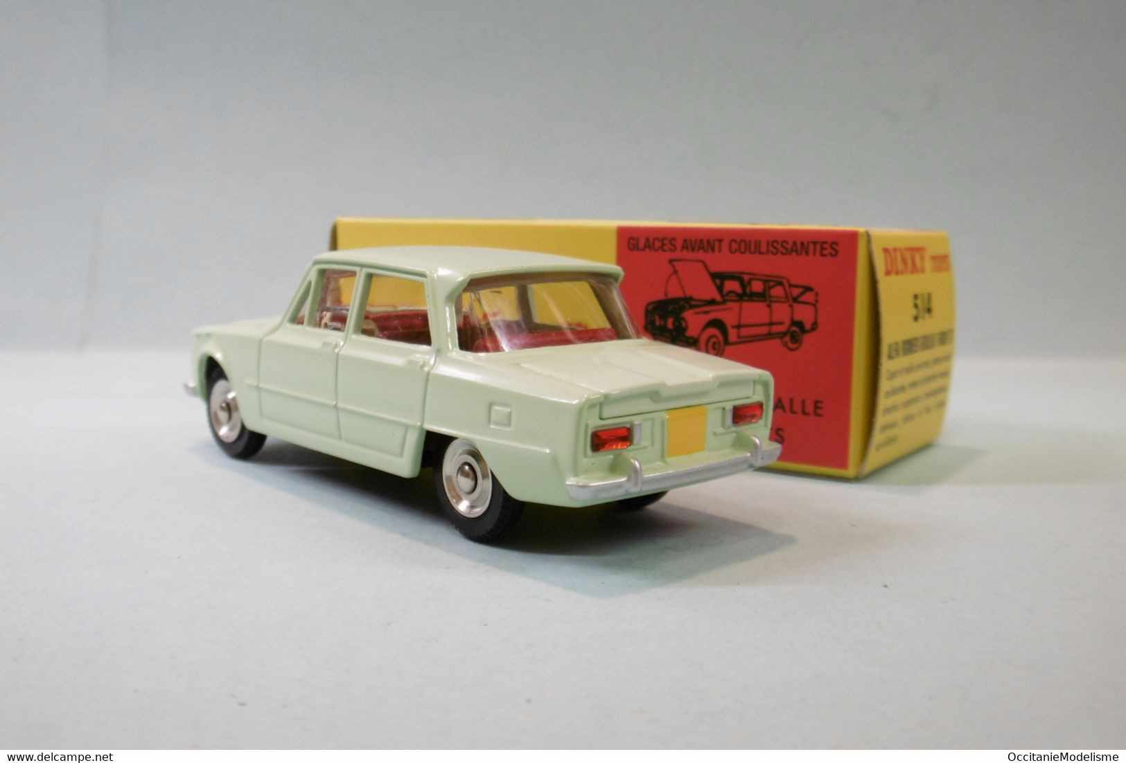 Dinky Toys / Atlas - ALFA ROMEO GIULIA 1600 TI Vert D'eau Réf. 514 Neuf NBO 1/43 - Dinky