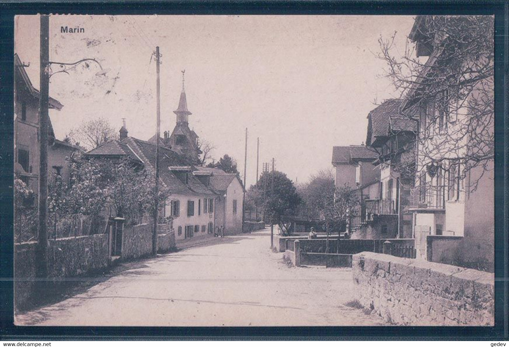 Marin Près St Blaise NE, Une Rue (2.5.1919) - Saint-Blaise