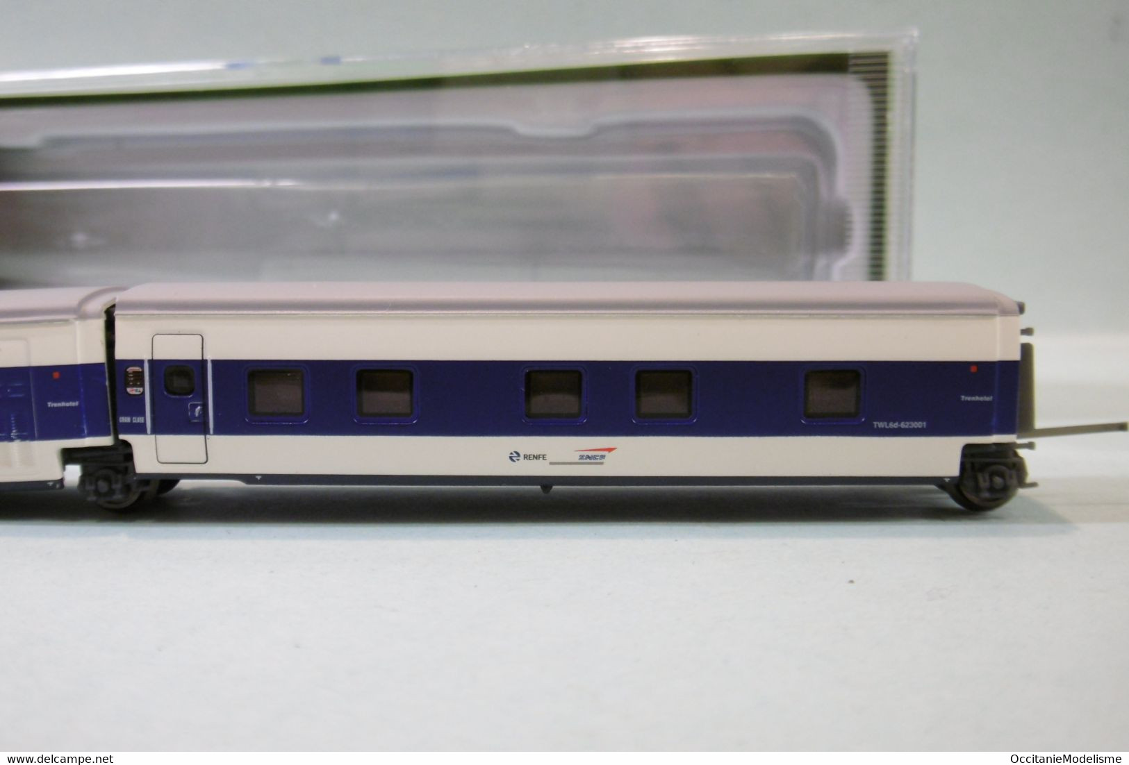 Arnold - Coffret 2 VOITURES TALGO Trenhotel Francisco De Goya SNCF RENFE ép. V Réf. HN4357 Neuf NBO N 1/160 - Passagierwagen