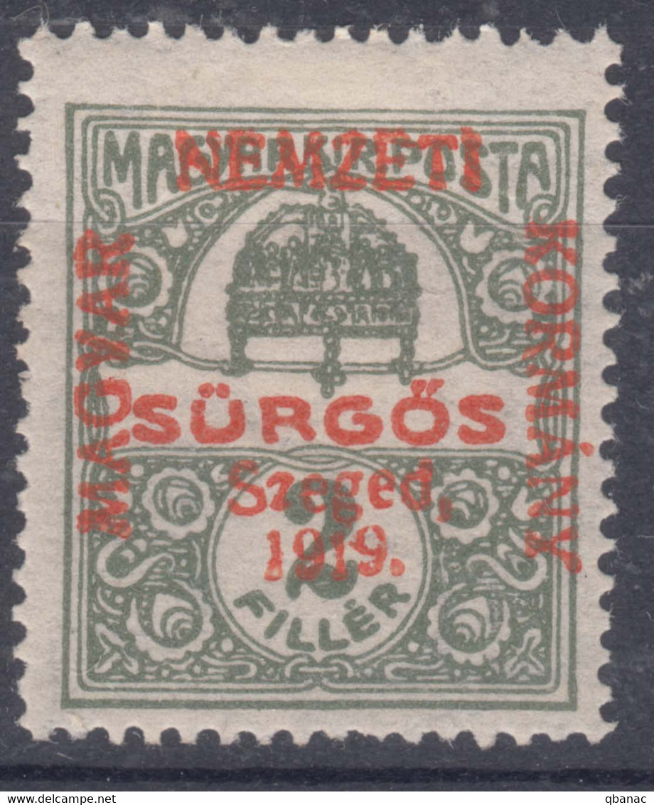 Hungary Szegedin Szeged 1919 Mi#2 Mint Hinged - Szeged