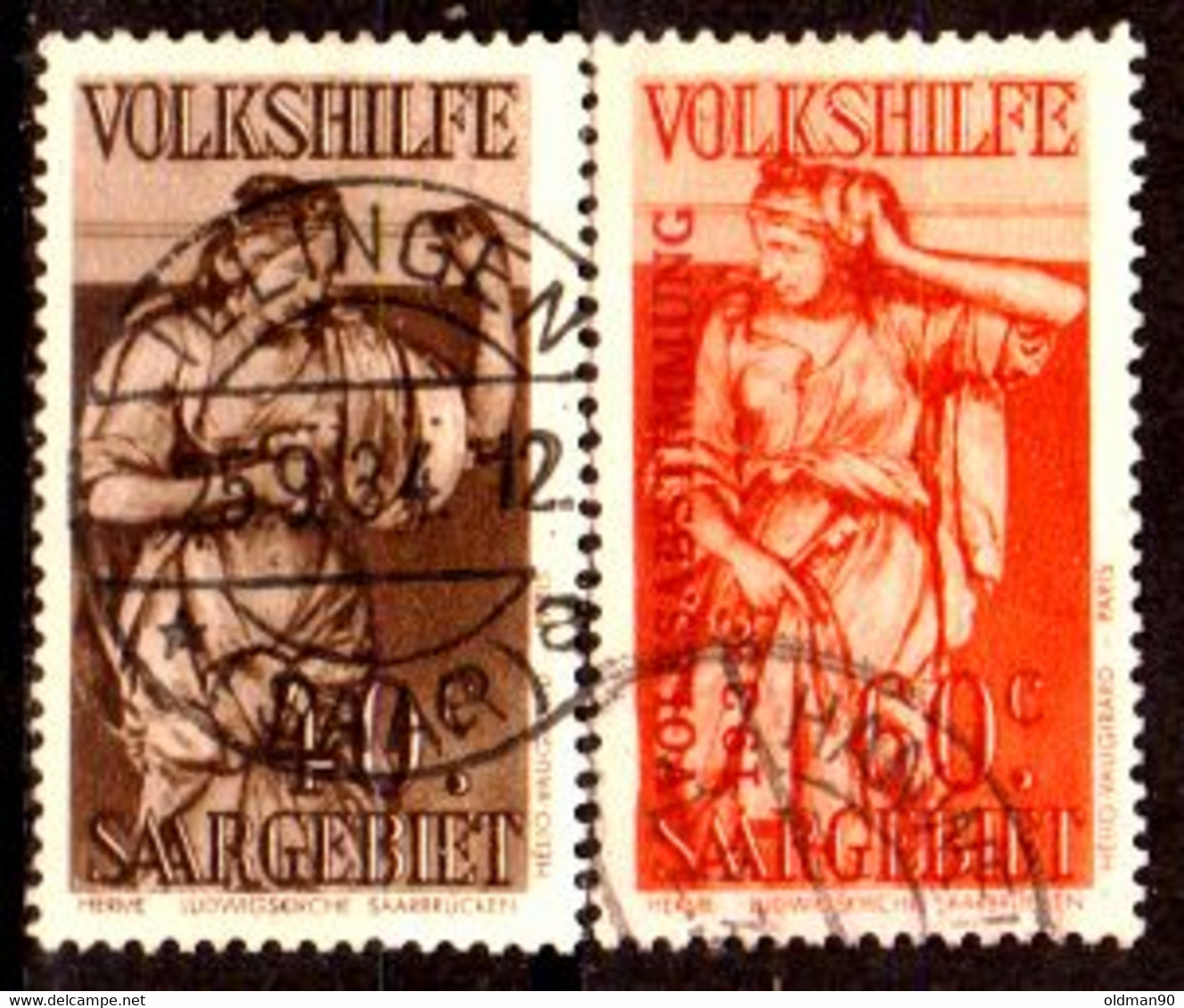 Sarre-152- Original Values Issued In 1934 (o) Hinged - Quality In Your Opinion. - Altri & Non Classificati