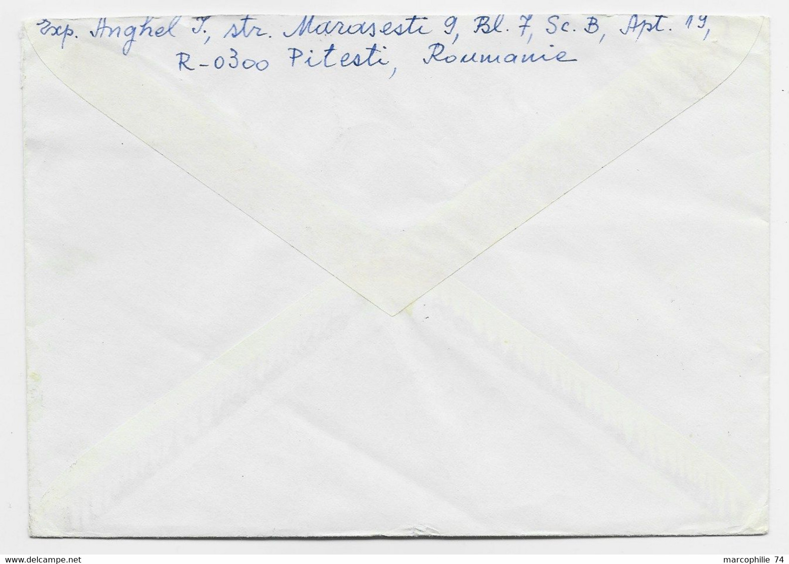 ROMANIA  LETTRE COVER PILESTI TRANZIT 1979 TO FRANCE - Brieven En Documenten